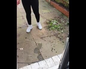 Step Mom Screaming Fuck in the Garden with Bulgarian Step Son in Isolation