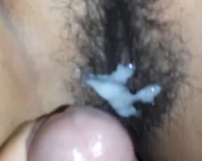 Asian Hot Teen got Creampied on Hairy Tight Pussy