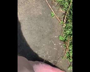 Feet Playing in a Puddle