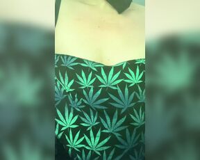 Canna Titties Smoke break and Cloths pin training my tits