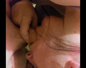 Wife swallows big cock