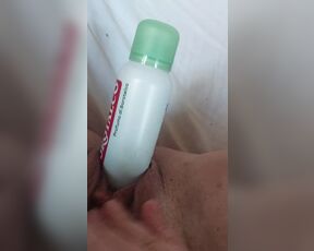 Masturbation with deodorant