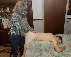 Werewolf fucks man's ass