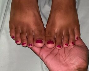 Indian Feet Tease with Bukkake Fantasy