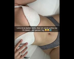 Freund betrügt seine Freundin auf Snapchat mit Ihrer besten Freundin und creampied Sie in den Arsch