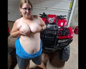 Do you wanna ride me or the quad? Check out my onlyfans at BBW2TITS4UXXX link in my profile bio