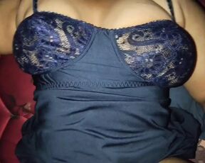 Desi Hot Wife Visaakaa in Sexy Lingerie Rough Bouncing Tits Fucking in Slowmotion